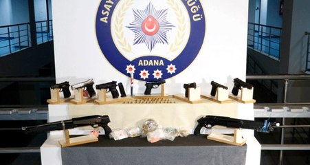 Adana'da 209 kara ekibinin katıldığı drone'lu huzur ve güven uygulaması yapılması