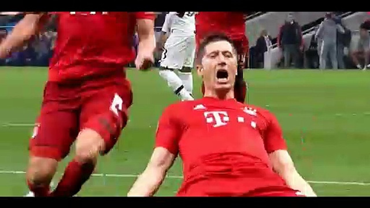 Lewandoski - 2 gole vs Tottenham (2019)