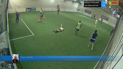 Faute de Nicolas  - BANQUE POPULAIRE Vs LES GARS LACTICS - 01/10/19 19:00 - LIGUE 2