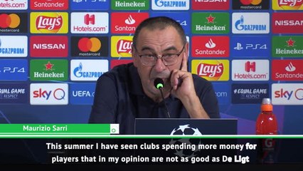 Скачать видео: Teams have spent more money on defenders worse than De Ligt - Sarri