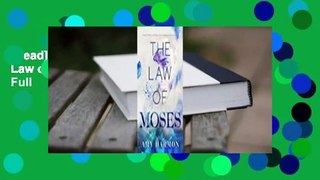 [Read] The Law of Moses (The Law of Moses, #1)  For Full