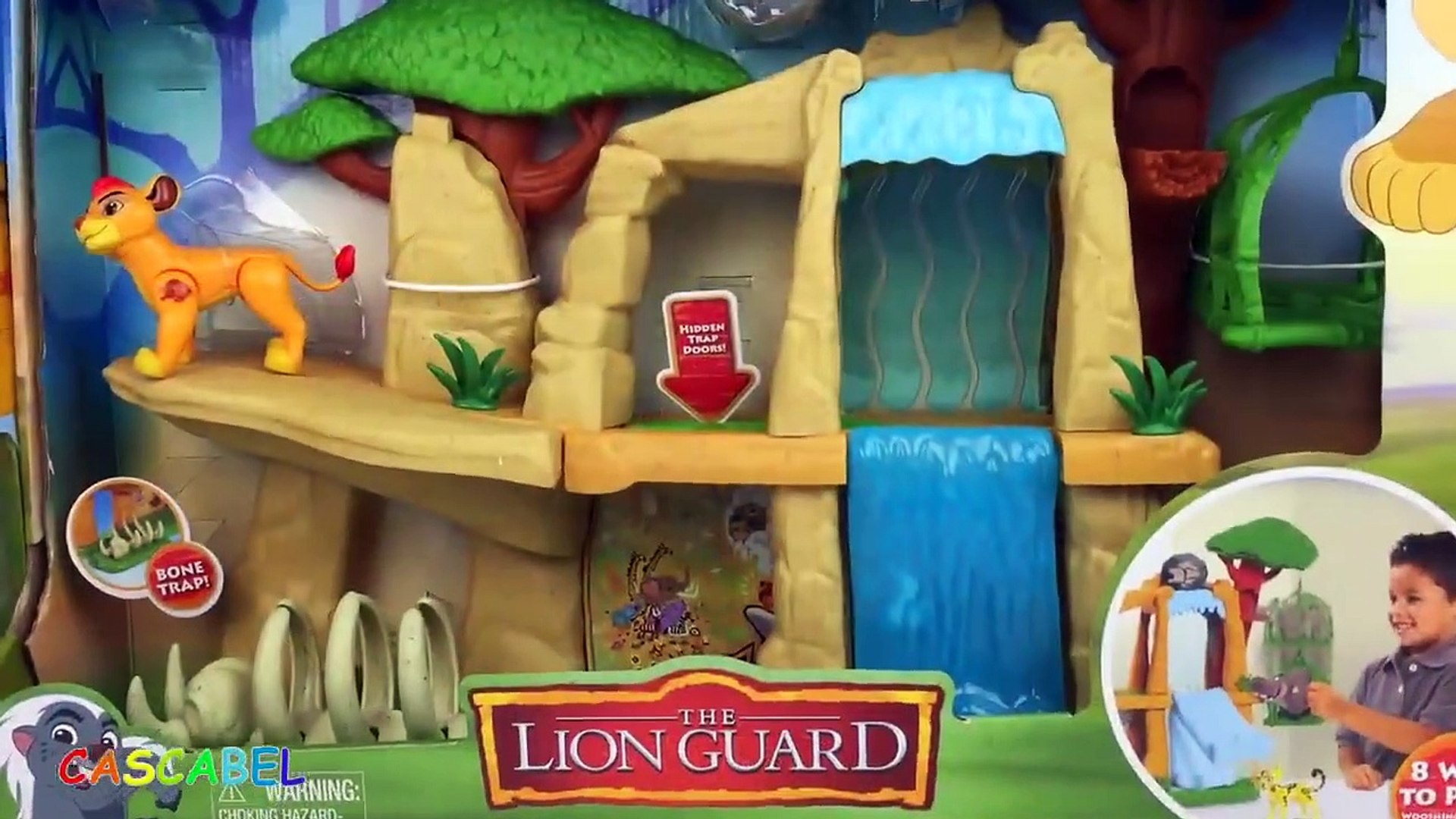 DEFIENDE LAS PRADERAS LA GUARDIA DEL LEON PLAYSET JUGUETE DE DISNEY JUNIOR THE LION GUARD DEFEND - video dailymotion