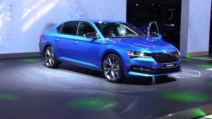 The new Skoda Superb iV presented at 2019 IAA