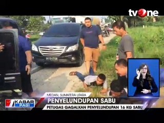 BNN Gagalkan Penyelundupan 16 Kilogram Sabu di Sumut