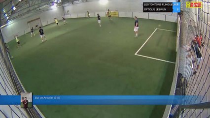 But de Antonin (9-8) - LES TONTONS FLINGUEURS Vs OPTIQUE LEBRUN - 01/10/19 20:00 - LIGUE 1