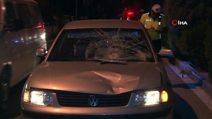 Konya’da otomobilin çarptığı vatandaş kurtarılamadı