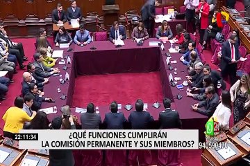 Sobre Comisión Permanente: puede ejercer control político pero no legislar