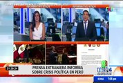 Congreso disuelto: medios extranjeros compararon crisis política con la de Venezuela