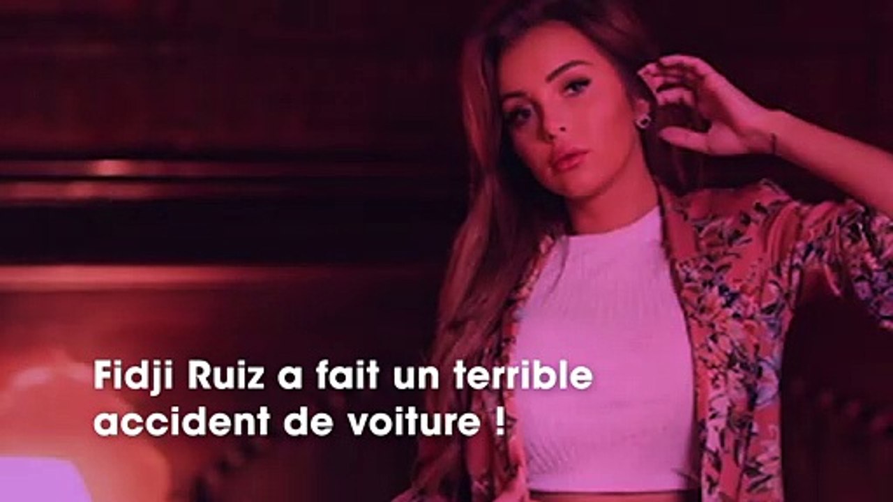 Fidji Ruiz s'exprime sur son accident de la route