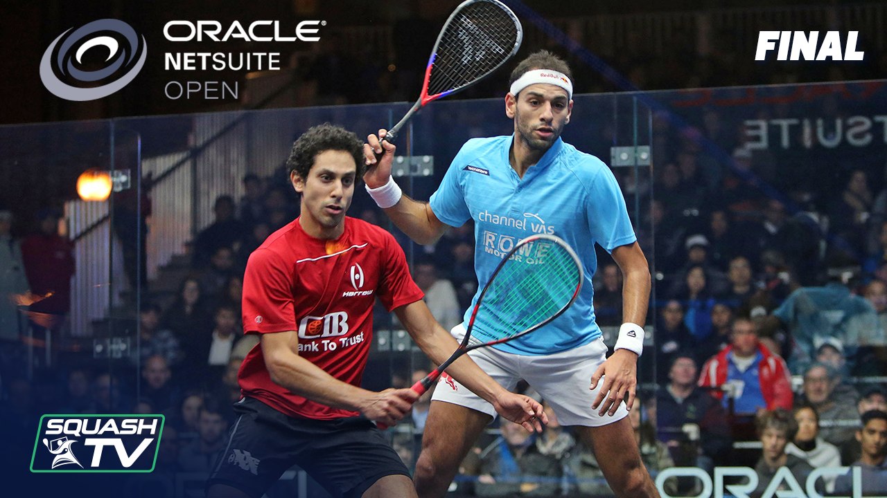 Squash ElShorbagy v Momen Oracle NetSuite Open 2019 Final video