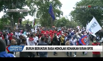 Buruh Demo Tolak Kenaikan BPJS