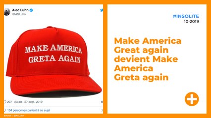 Make America Great again devient Make America Greta again