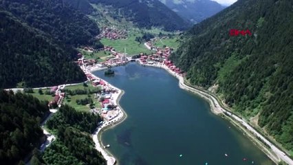 Trabzon uzungöl'de kaçak yapıların yıkımı başlıyor