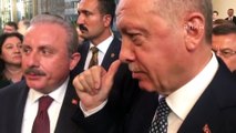 Erdoğan'ın kafasındaki şişlik dikkat çekti