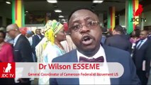 MAJOR NATIONAL DIALOGUE : Dr Wilson ESSEME reacts after opening ceremony