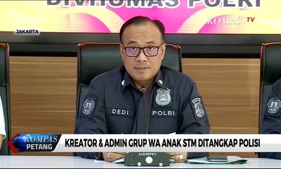 Kreator & Admin Grup WA Anak STM Ditangkap Polisi