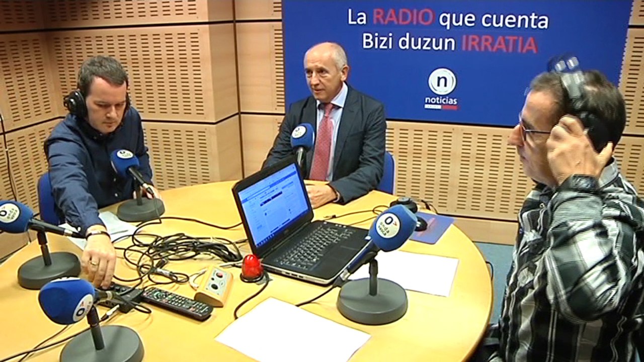Erkoreka en una entrevista en Radio Euskadi