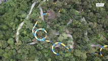 World's longest waterslide at 1.1km makes a splash in the Malaysian jungle