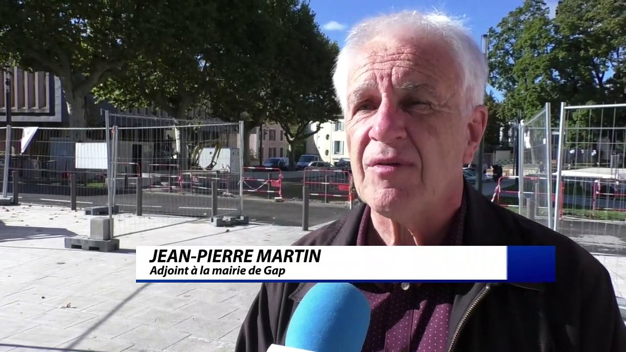 D!CI TV : la place St Arnoux de Gap achevée à la fin du mois