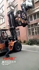 Livraison de machine à laver un peu risquée