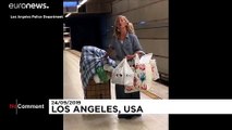 شاهد: امرأة بلا مأوى تغني السوبرانو بإحدى محطات المترو في لوس انجلوس