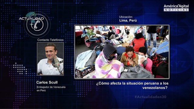 Carlos Scull dijo que la crisis política en Perú hasta ahora no afecta a los venezolanos
