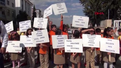 Burdur'da yaya güvenliğinin nöbetçisiyiz etkinliği