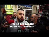 Le gilet jaune Éric Drouet s'est invité à la marche des policiers, mais ça n'a pas duré