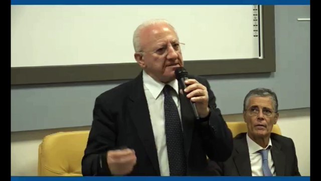 De Luca : Risanato il bilancio della sanità campana (02.10.19)