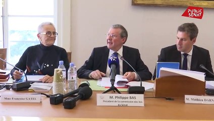 Philippe Bas (LR) présente les résultats de la consultation des maires sur les incivilités
