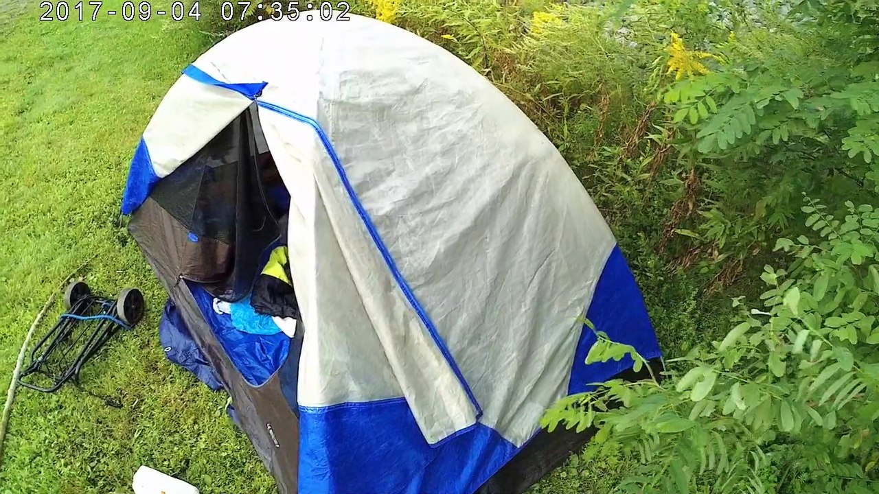 23 Fatima Pilgrimage walk across USA   #72  Erie Trail way, Rain et al ep1