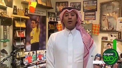 مرعي العواجي لسعودي 360 الفيحاء الاهلي حالة واحدة وهو إلغاء هدف الفيحاء بداعي التسلل القرار صحيح   التعاون ابها 12 لمسة يد لفريق ابها