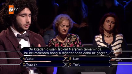 1 milyon liranın sahibi oldu!