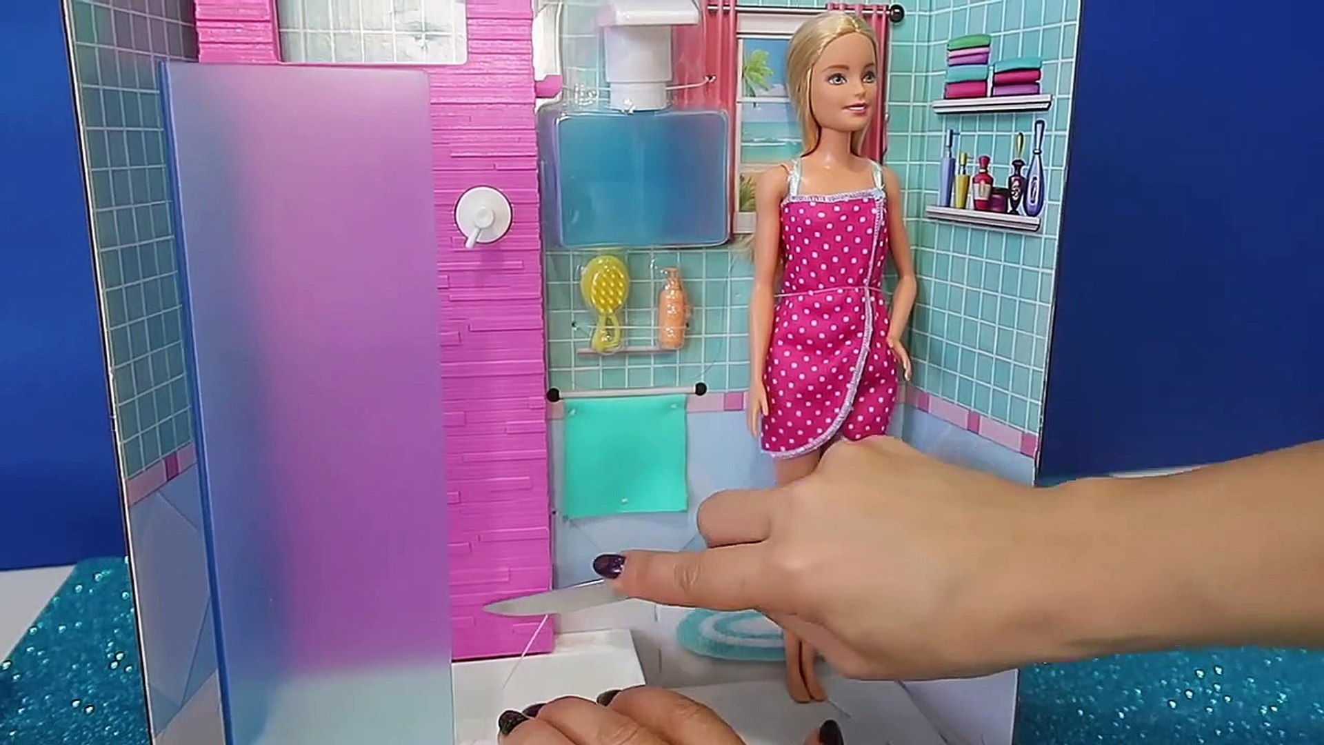 Barbie Gerçek Su Akan Duşta Banyo Keyfi Yapıyor Barbie Karpuz Slime 4 DIY  Barbie Bidünya Oyuncak - Dailymotion Video