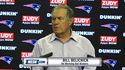 Bill Belichick Dodges Questions On Working Out Kickers