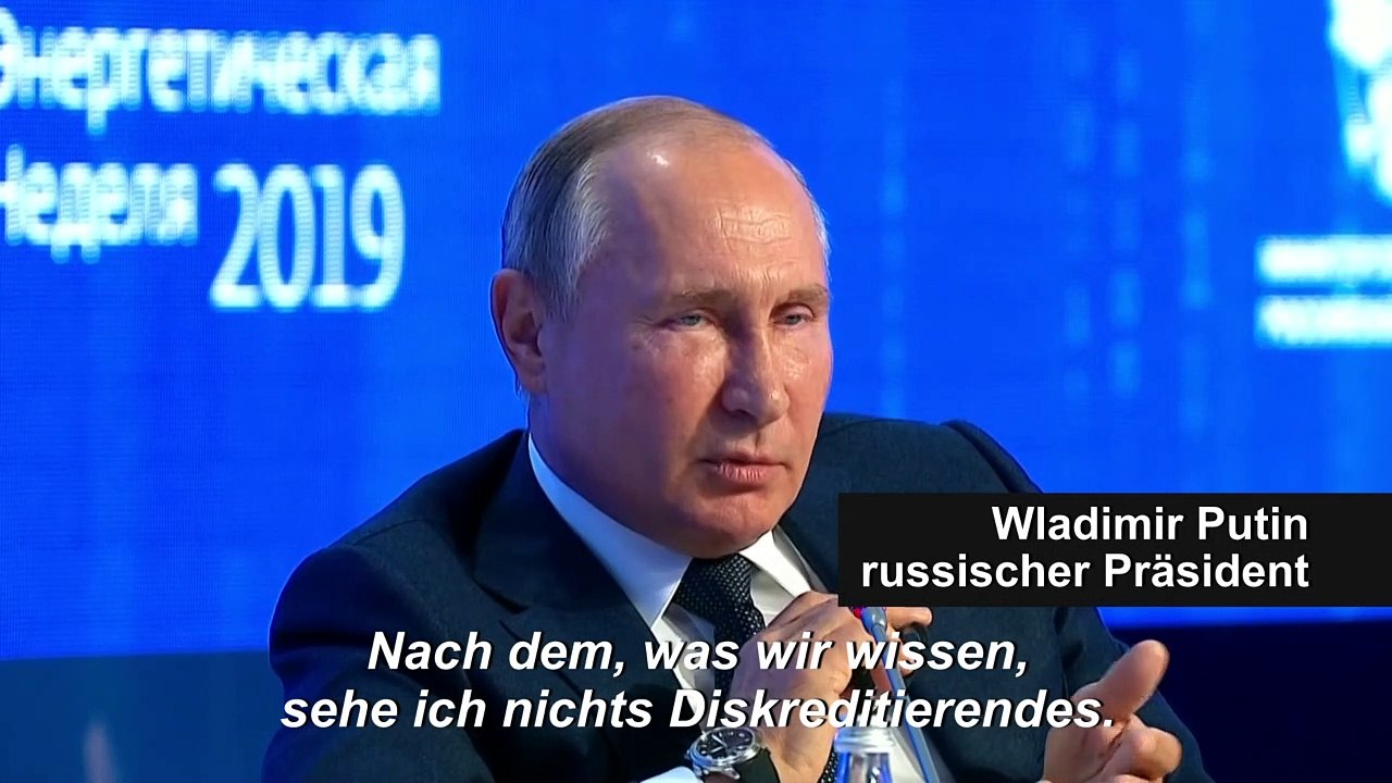 Ukraine-Affäre: Putin gibt Trump Schützenhilfe