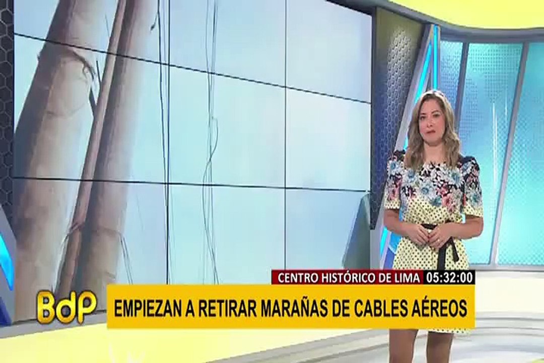 Centro Histórico: erradicarán marañas de cables inoperativos