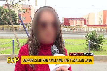 Chorrillos: denuncian falta de seguridad en Villa Militar tras robo a departamento