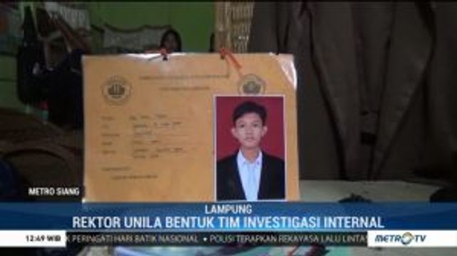 Unila Bentuk Tim Khusus Selidiki Kasus Kekerasan Diksar Pecinta Alam
