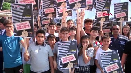 Kırıkhan'da 'yaya güvenliğinin nöbetçisiyiz' etkinliği