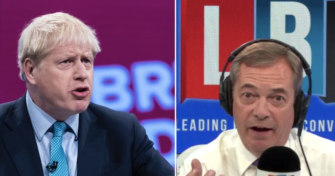 Nigel Farage's Reaction To Boris Johnson's Irish Border Proposal