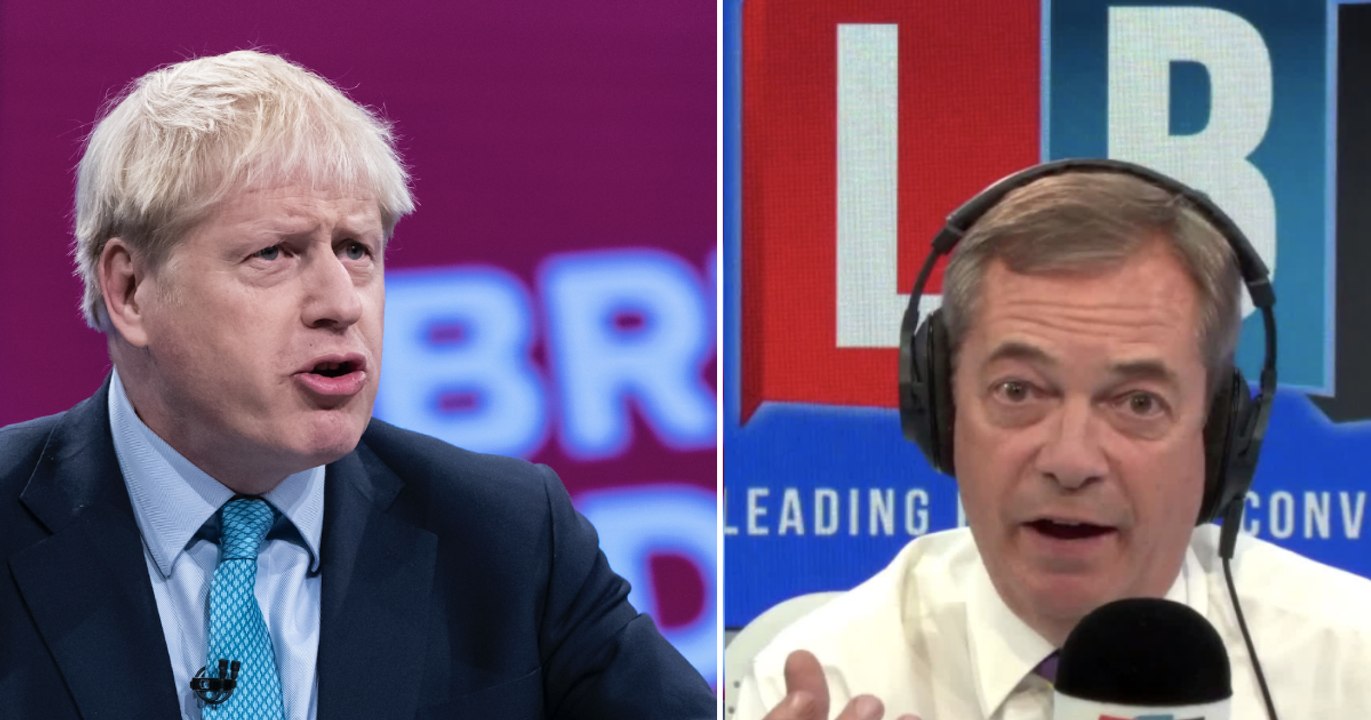 Nigel Farage's Reaction To Boris Johnson's Irish Border Proposal