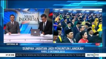 Bedah Editorial MI: Sumpah Jabatan Jadi Penuntun Langkah