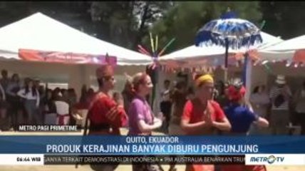 Warga Antusias Hadiri Festival Budaya Indonesia di Quito