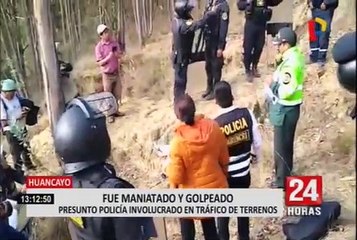 Huancayo: comuneros detuvieron a policía que habría intentado invadir terrenos