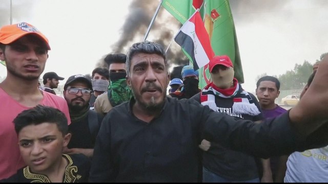 Iraqi police open fire to disperse new protests in Baghdad