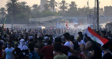 Son Dakika: Irak'ta hükümet karşıtı protestolar büyüyor! Savunma Bakanlığı alarma geçti