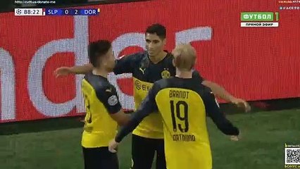 Hakimi A. SECOD Goal HD - Slavia Prague	0-2	Dortmund 02.10.2019