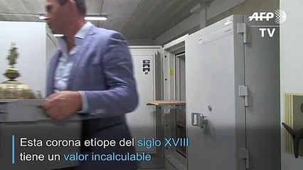 Una corona etíope de valor incalculable reaparece en Holanda tras años desaparecida