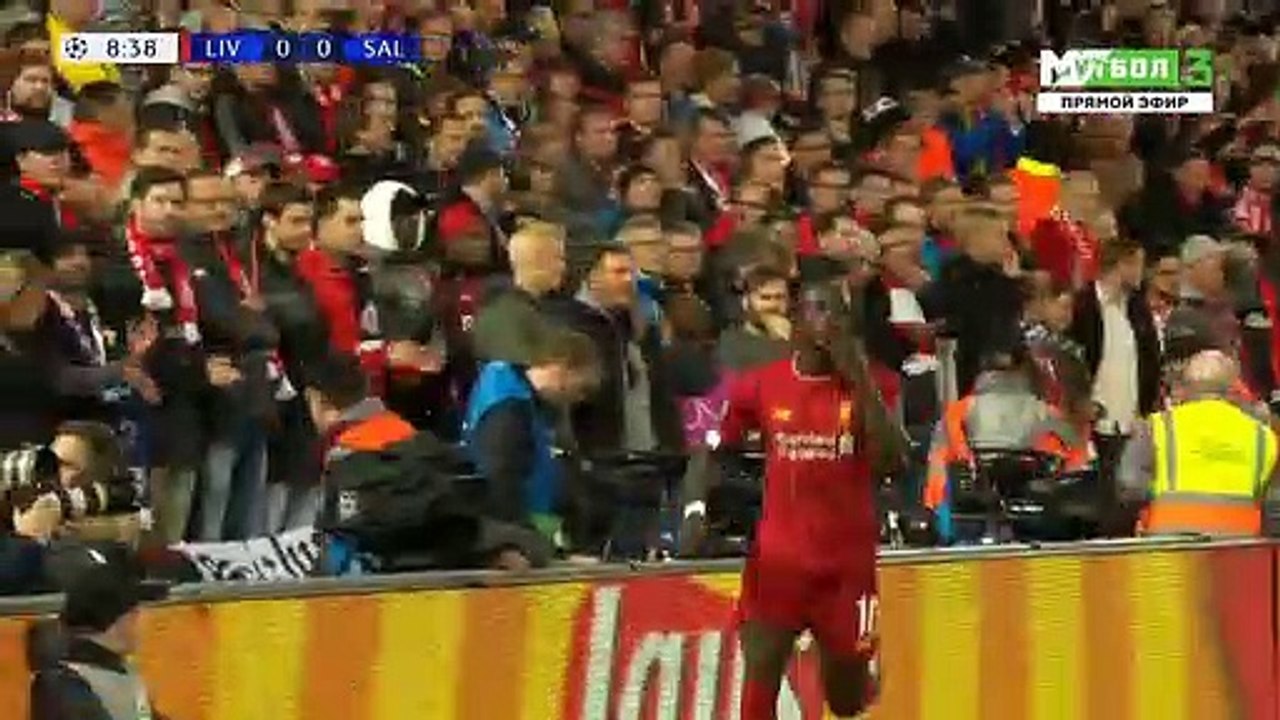 Mane S. Goal HD - Liverpool	1-0	Salzburg 02.10.2019